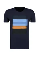 T-shirt sunrise | Regular Fit Michael Kors granatowy