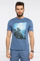 T-shirt Noah | Regular Fit BOSS ORANGE niebieski