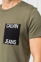 T-shirt POCKET | Slim Fit CALVIN KLEIN JEANS green