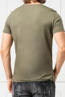 T-shirt POCKET | Slim Fit CALVIN KLEIN JEANS zielony