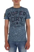 T-shirt Motor City | Slim Fit Superdry niebieski