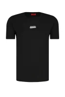 футболка durned | regular fit HUGO чорний
