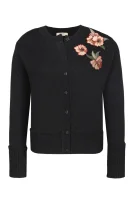 Wool cardigan | Regular Fit TWINSET black