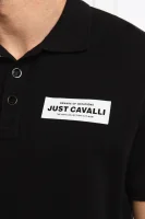 Polo | Regular Fit Just Cavalli czarny