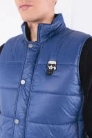 Dwustronny bezrękawnik | Regular Fit Karl Lagerfeld niebieski