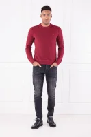 Sweater WAFFLE STRUCTURED CN | Regular Fit Tommy Hilfiger claret