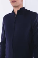 Wełniany sweter SUPERIOR | Regular Fit Calvin Klein granatowy