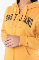 Sweatshirt TJW LOGO ZIP HOODIE | Regular Fit Tommy Jeans yellow