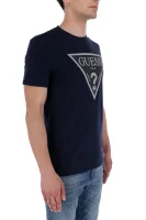 T-shirt CN SS LOGO TEXT TEE | Slim Fit GUESS navy blue