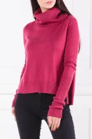 Wool turtleneck | Relaxed fit | with addition of cashmere TWINSET raspberry