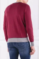 Sweater Gord | Regular Fit | z dodatkiem wełny La Martina claret