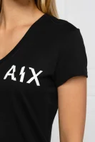 T-shirt | Regular Fit | pima Armani Exchange black