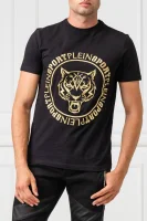 T-shirt Tiger | Regular Fit Plein Sport czarny