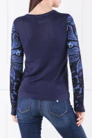 Sweater SAFARI | Slim Fit Desigual navy blue