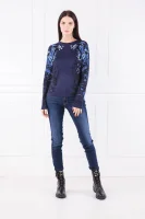 Sweater SAFARI | Slim Fit Desigual navy blue