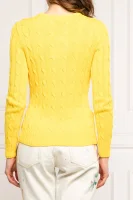 Sweter | Slim Fit | pima POLO RALPH LAUREN żółty
