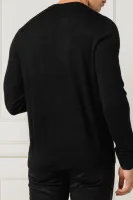 Sweter | Regular Fit | z dodatkiem wełny Armani Exchange czarny