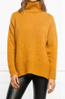 Wełniany sweter | Relaxed fit RIANI musztardowy