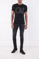 T-shirt GRAPHIC | Slim Fit CALVIN KLEIN JEANS czarny