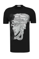 T-shirt | Regular Fit Versace Collection czarny