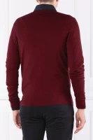 Wełniany sweter SUPERIOR | Regular Fit Calvin Klein bordowy