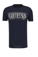 T-shirt FOIL BAND | Slim Fit GUESS navy blue