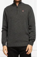 Wełniany sweter DAMAVAND H 3 | Regular Fit Napapijri grafitowy