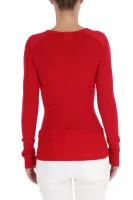 Sweter beloperone | Slim Fit Pinko czerwony