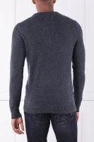 Wełniany sweter SOFT CNECK | Regular Fit Tommy Hilfiger grafitowy