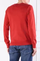 Sweter CLASSIC COTTON CNECK | Regular Fit Tommy Hilfiger czerwony