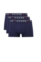 Boxer shorts 3-pack HERO | cotton stretch Guess Underwear navy blue