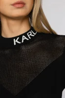 Sweter | Slim Fit Karl Lagerfeld czarny