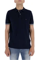 Polo BASIC TIPPED | Regular Fit | pique Tommy Hilfiger granatowy
