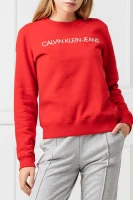 Bluza Institutional | Regular Fit CALVIN KLEIN JEANS czerwony