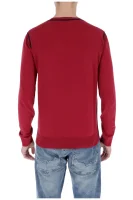 Sweter Toscano | Slim Fit BOSS BLACK czerwony