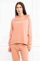 Bluza | Oversize fit TWINSET brzoskwiniowy