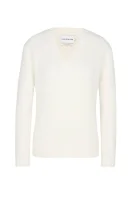 Wool sweater | Regular Fit CALVIN KLEIN JEANS cream