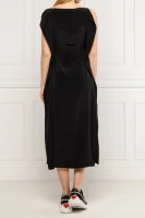 Jedwabna sukienka McQ Alexander McQueen czarny