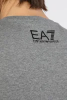футболка | regular fit EA7 сірий