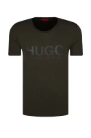 T-shirt dolive | Regular Fit HUGO khaki