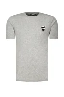 T-shirt | Regular Fit Karl Lagerfeld szary