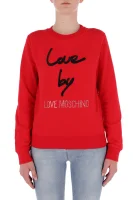 Bluza | Regular Fit Love Moschino czerwony