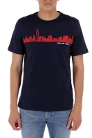 T-shirt | Regular Fit Michael Kors granatowy