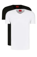футболка 2 шт. hugo-v | slim fit HUGO чорний