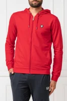Bluza | Regular Fit EA7 czerwony
