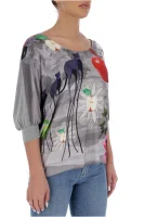 Blouse Prelude | Loose fit Desigual gray