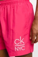 Szorty kąpielowe | Regular Fit Calvin Klein Swimwear różowy