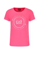 T-shirt | Regular Fit EA7 różowy