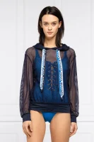 блузка solid | loose fit Michael Kors Swimwear темно-синій