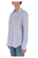 Lniana koszula | Relaxed fit POLO RALPH LAUREN niebieski